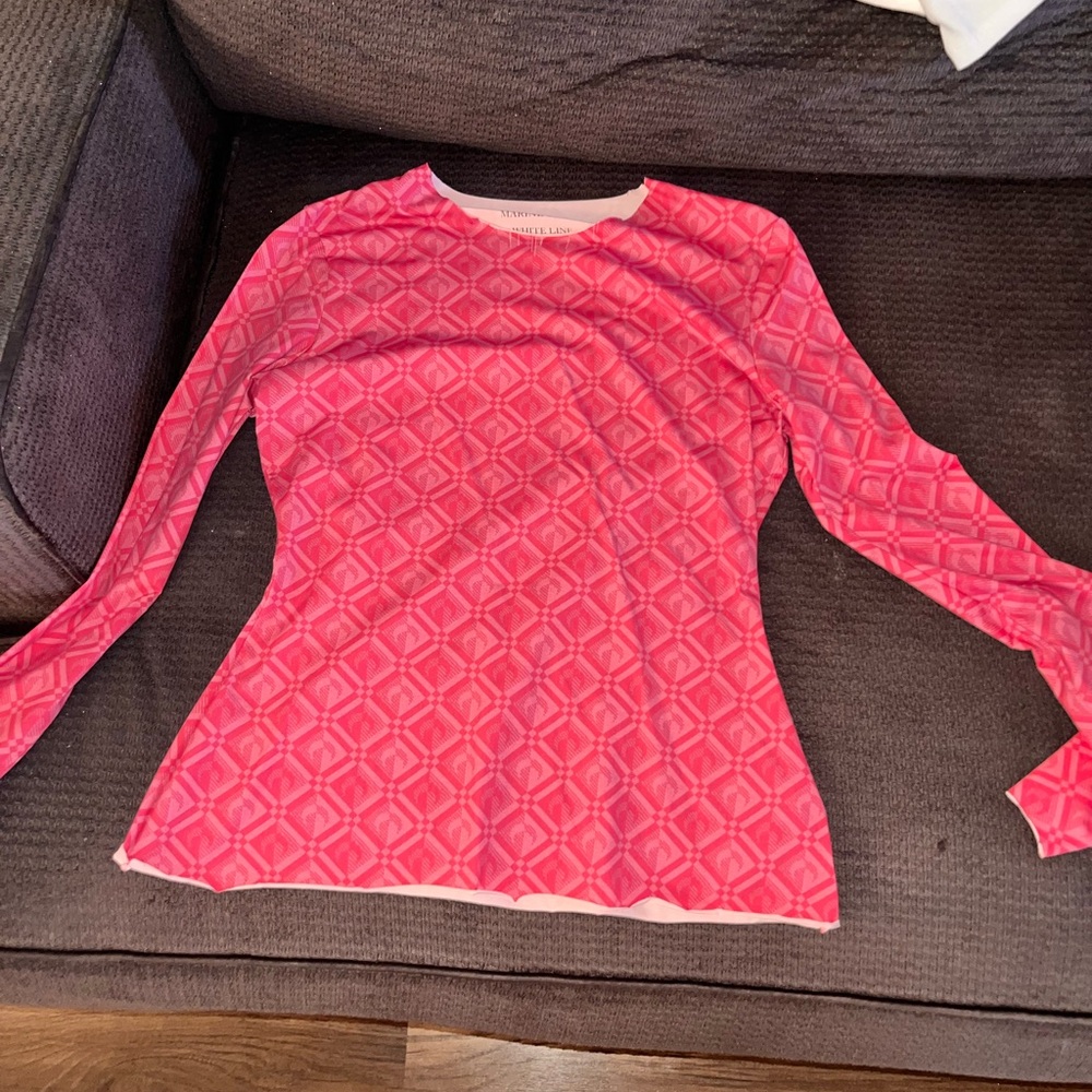 Pink diamant marine serre second skin top